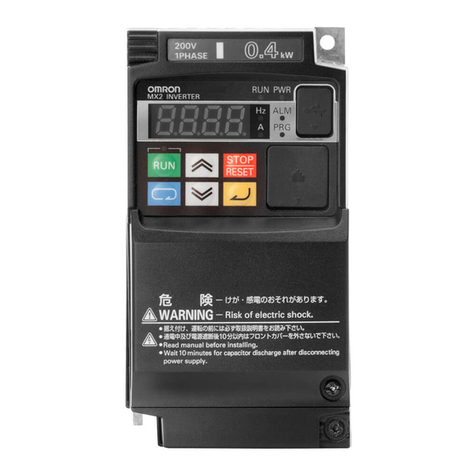 Omron 3G3MX2 Series User manual