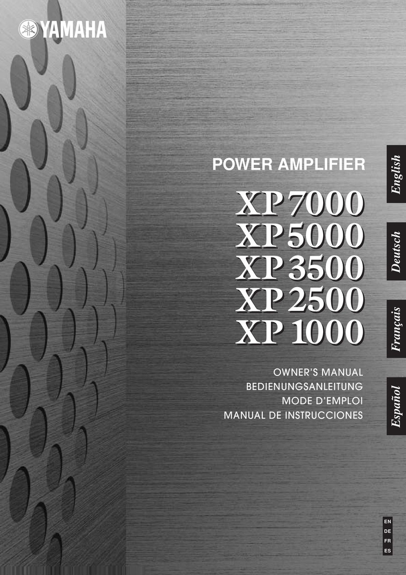 Yamaha XP5000 User manual