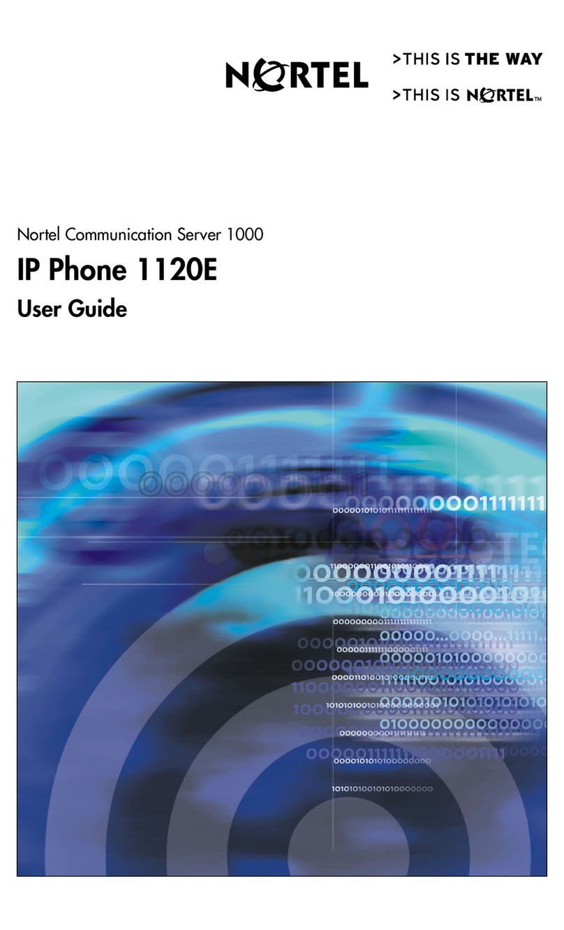 Nortel Nortel IP Phone 1120E User manual