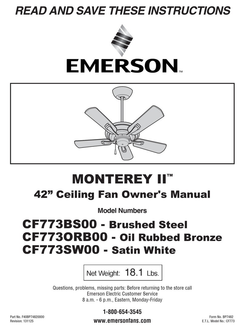 Emerson CF773BS00 owner's manual