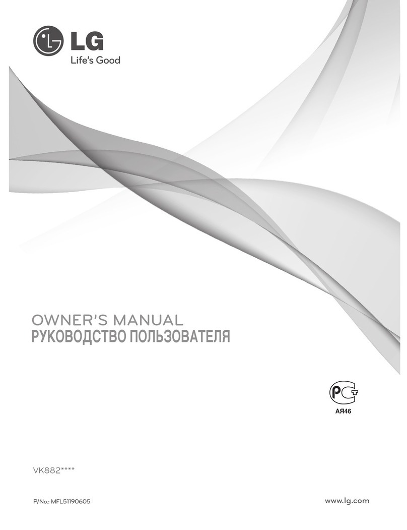 LG VK882 series User manual LG VK882 series User manual