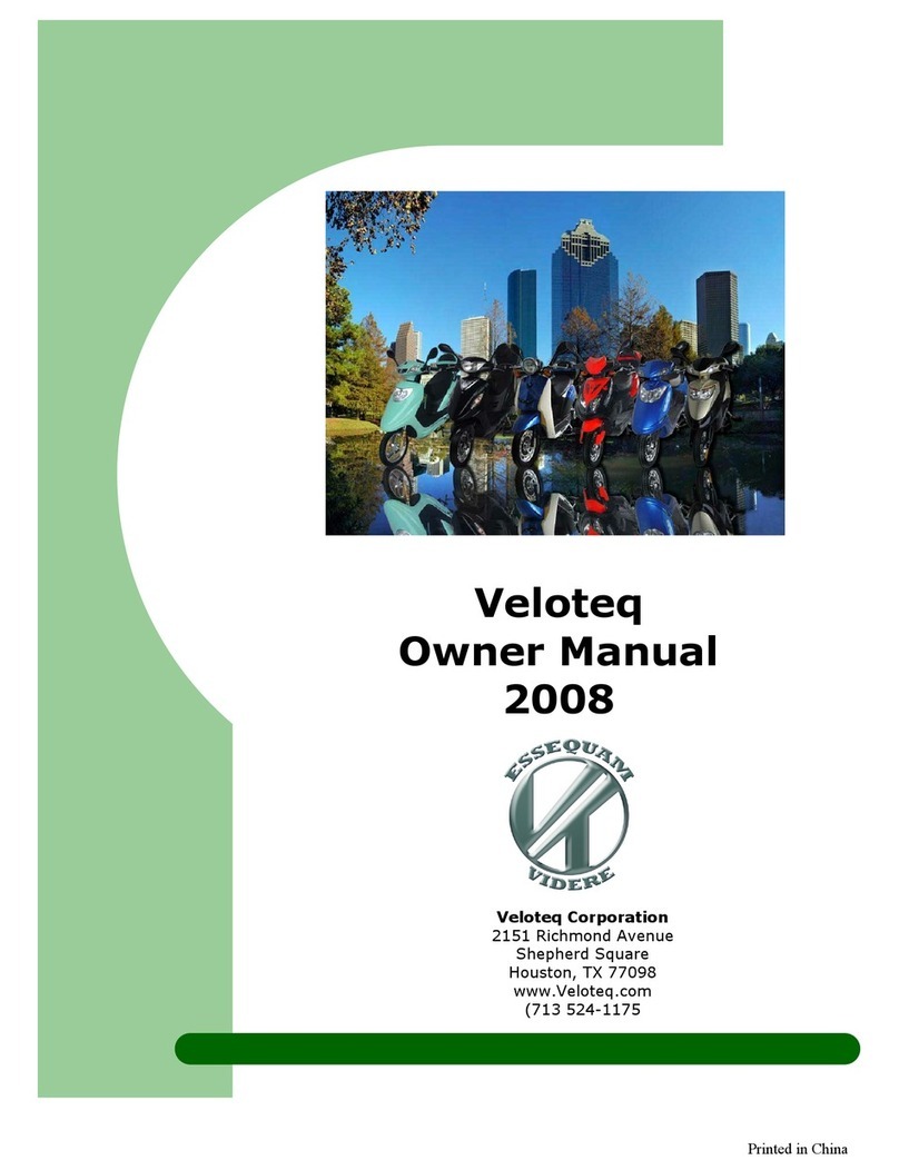 Veloteq Cavalier-GT owner's manual