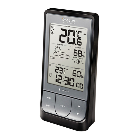 Oregon Scientific Weather@Home BAR218HG user manual