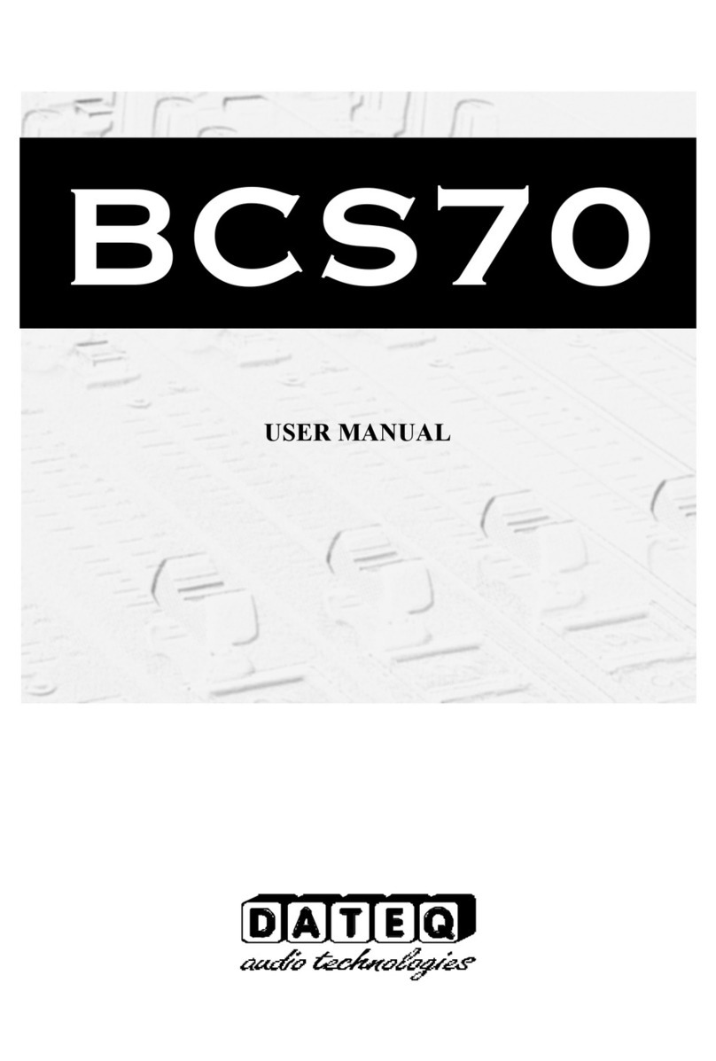 Dateq BCS70 user manual