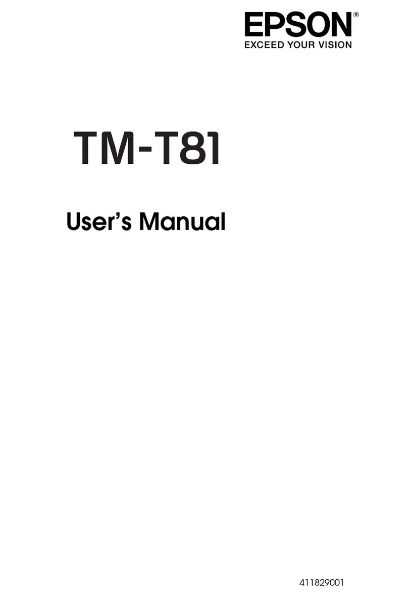 Epson TM-T81 User manual