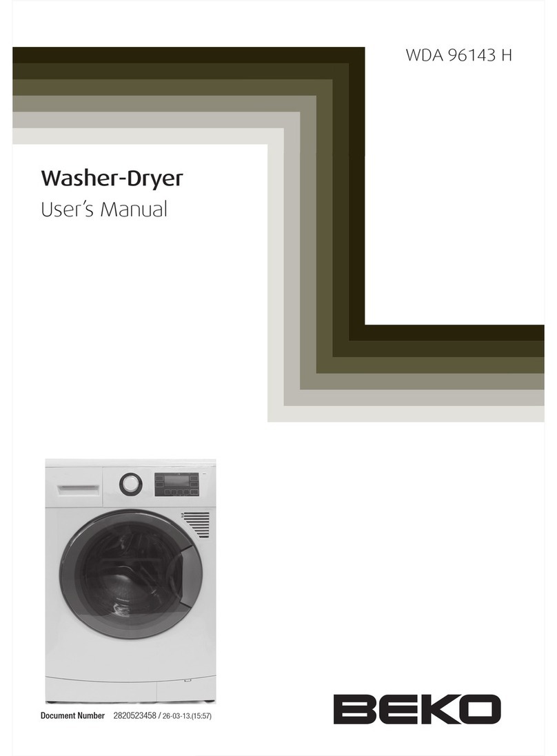 Beko WDA 96143 H User manual