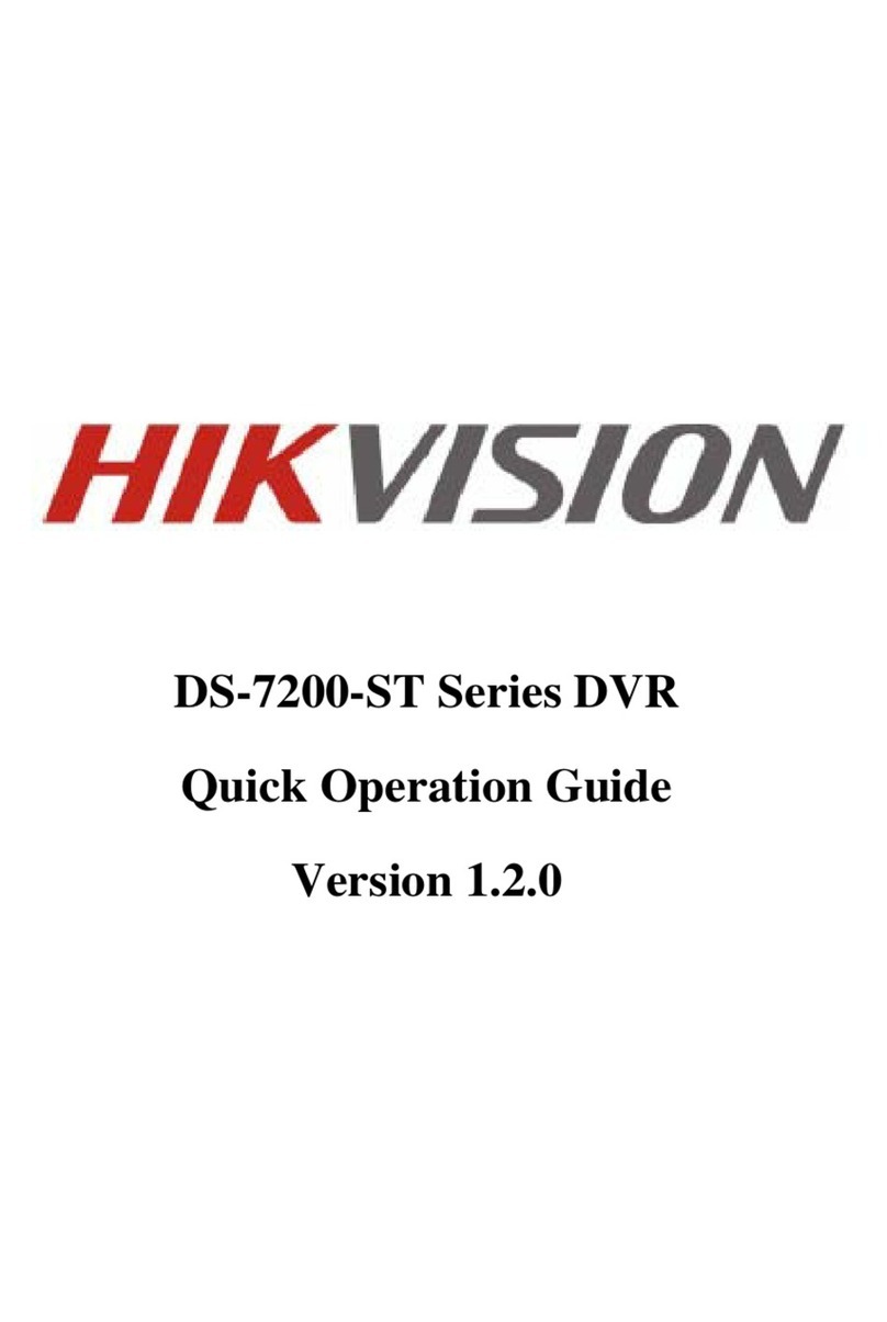HIK VISION DS-7200-ST Series Quick operation guide