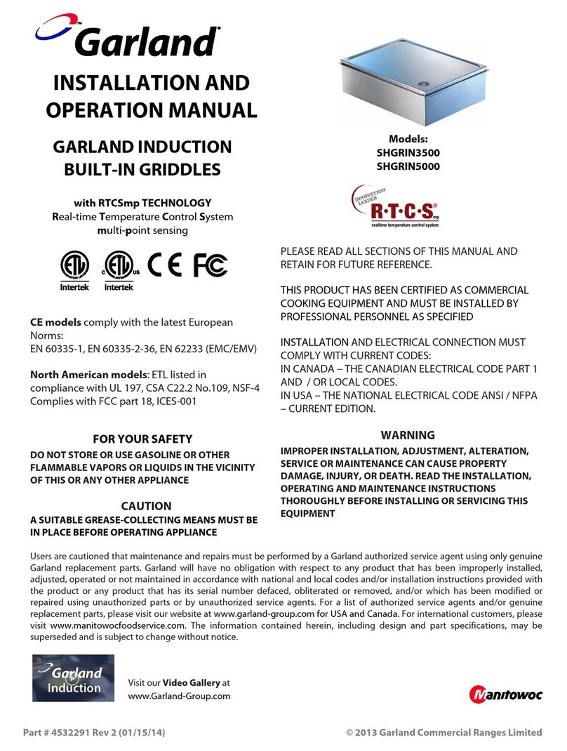 Garland SHGRIN3500 User manual