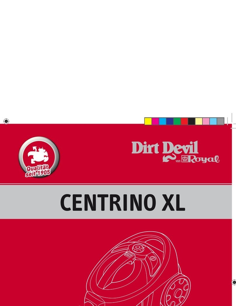 Dirt Devil CENTRINO XL operating manual