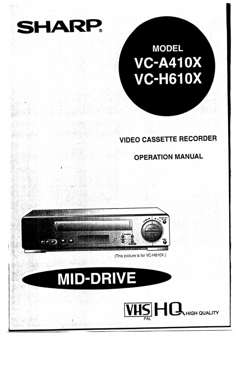 Sharp VC-A410X User manual Sharp VC-A410X User manual