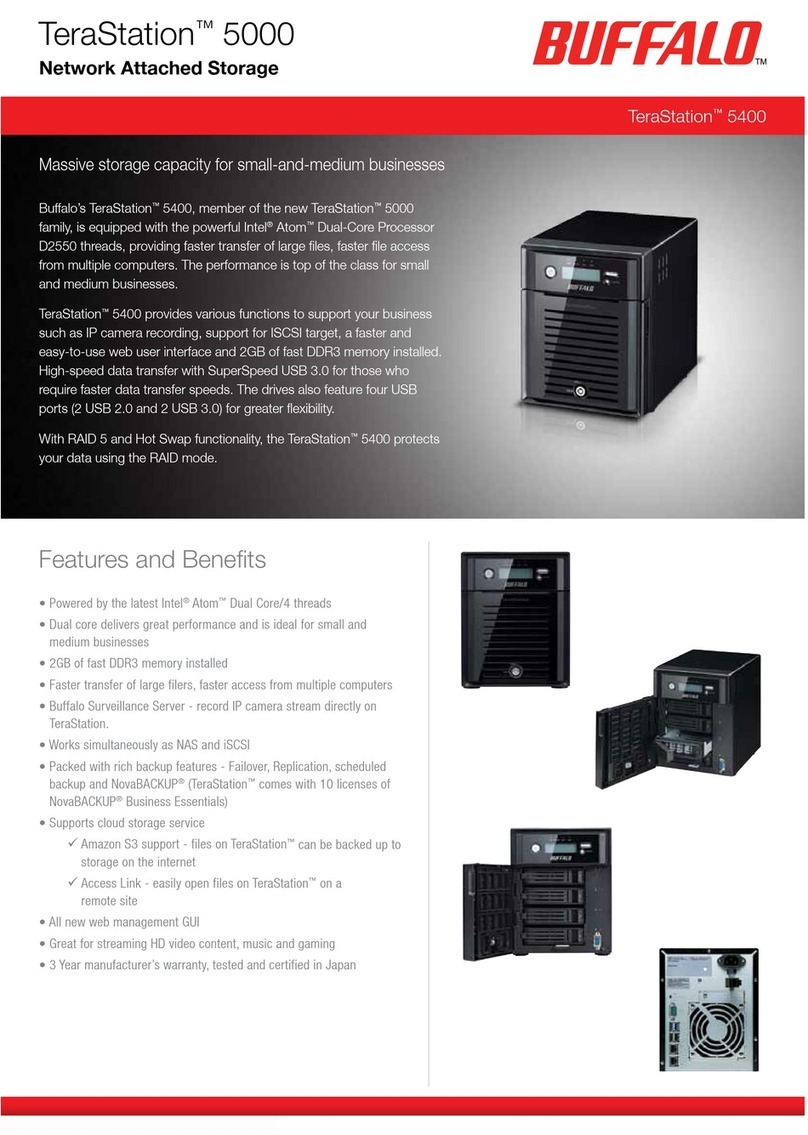 Buffalo TeraStation WSS 5000 User manual