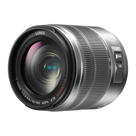Panasonic Lumix H-FS14140 User manual