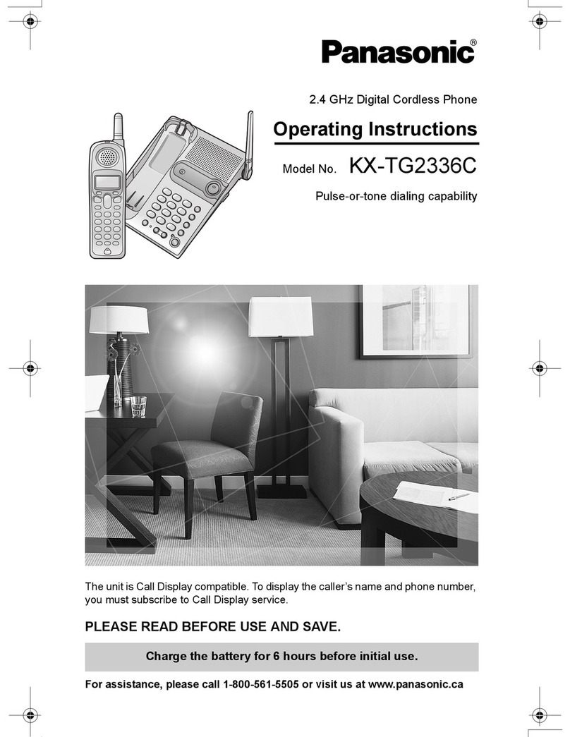 Panasonic KX-TG2336C User manual