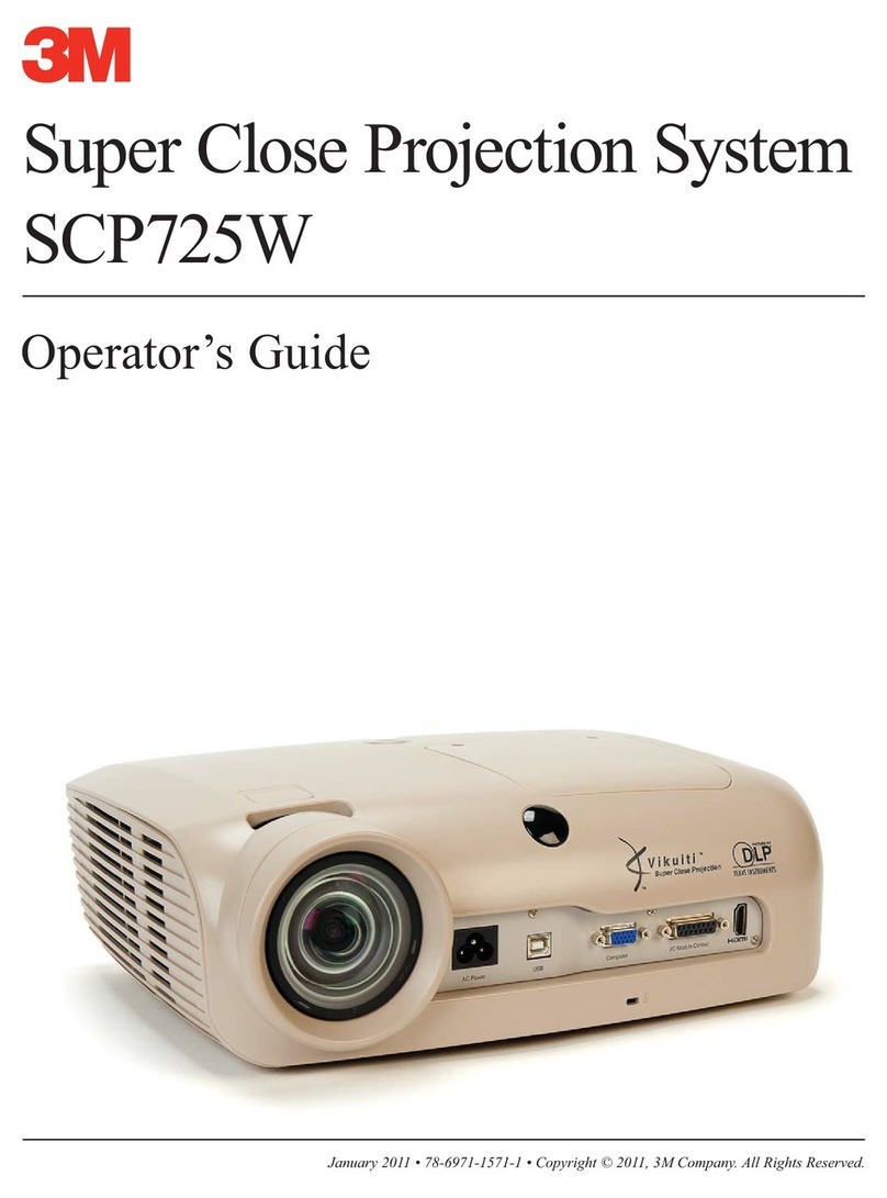 3M SCP725W Manual