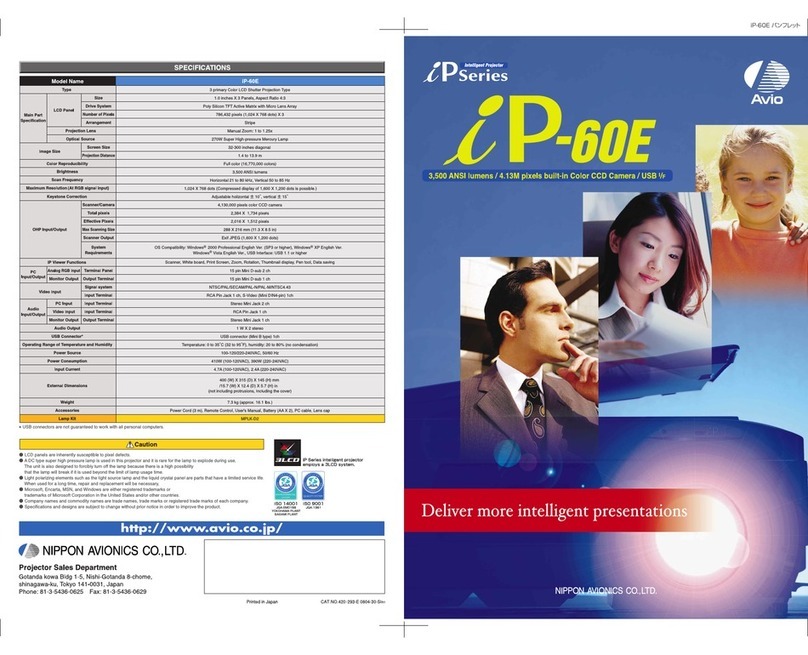 Avio iP-60E User manual