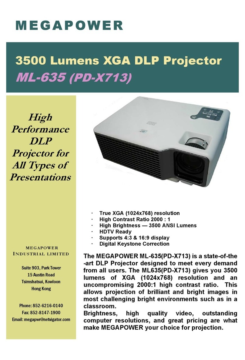 MEGAPOWER ML-635 (PD-X713) User manual
