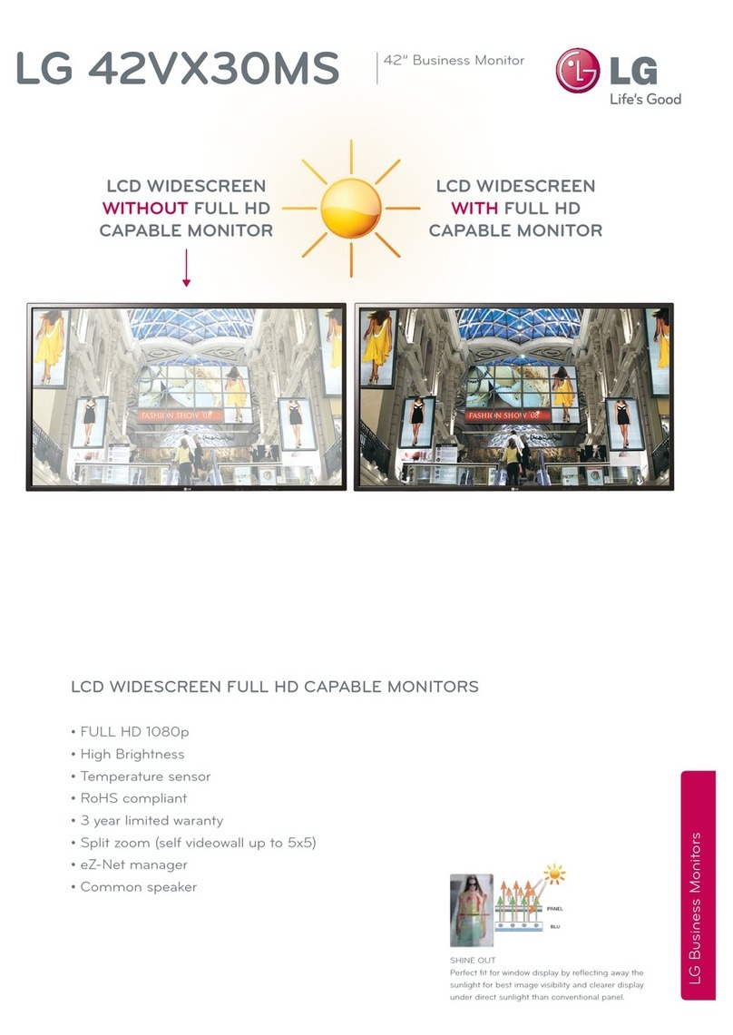 LG 42VX30ms User manual