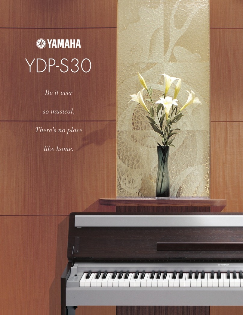Yamaha YDP-S30 User manual