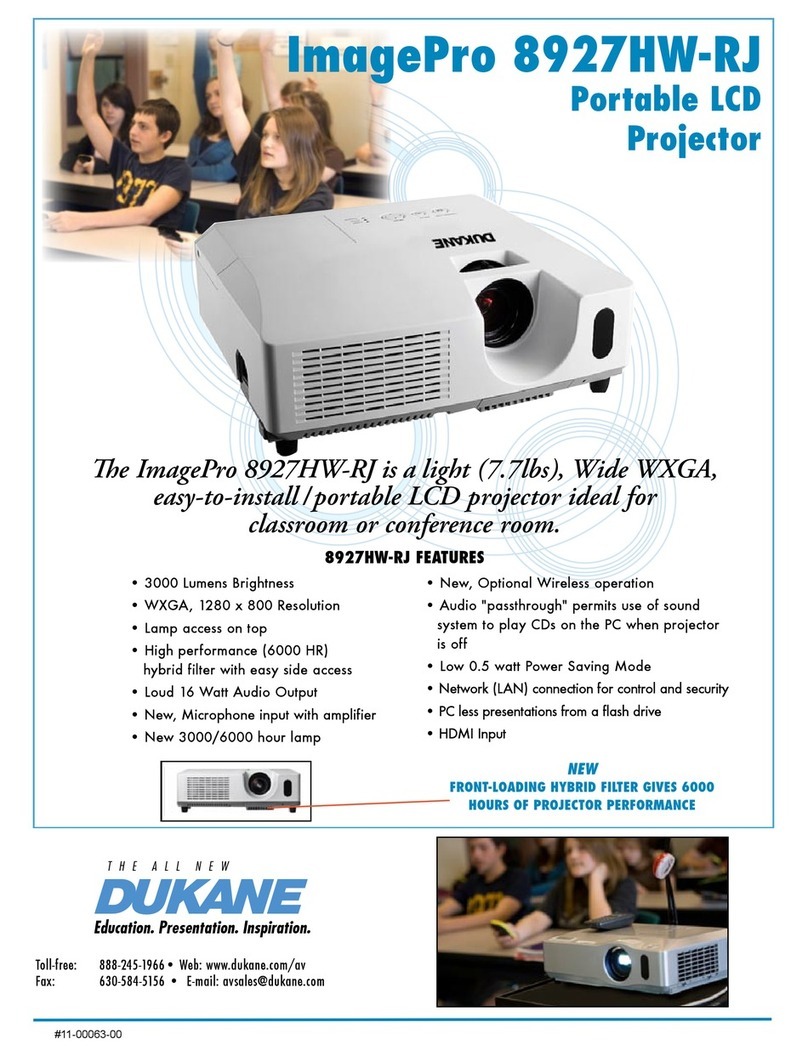 Dukane ImagePro 8927HW-RJ Features & specifications