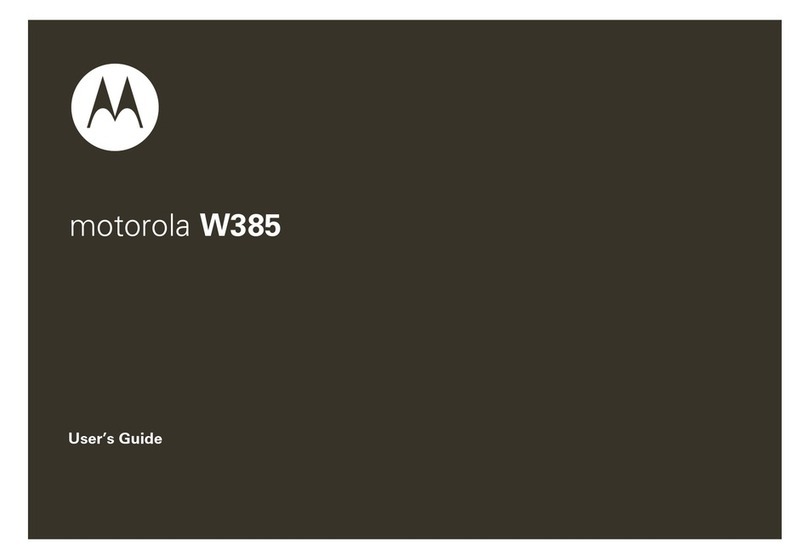 Motorola W385 user guide