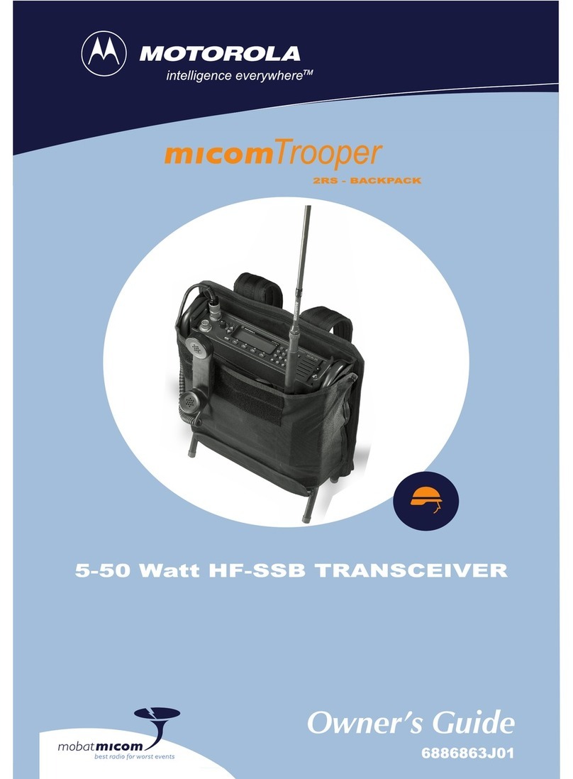 Motorola HF-SSB User manual