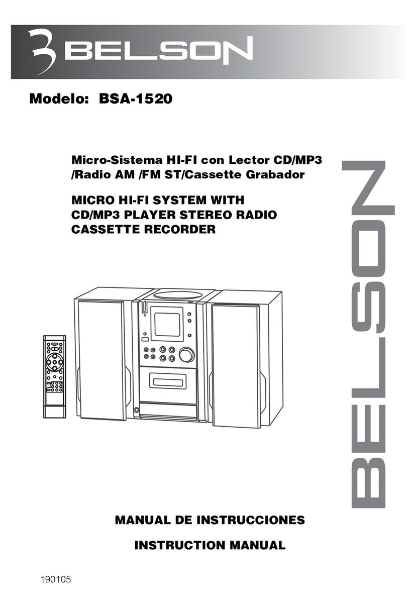 Belson BSA-1520 instruction manual