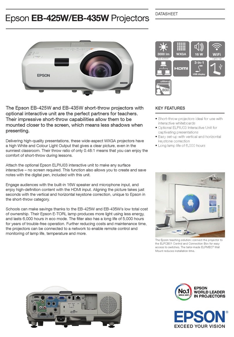 Epson EB-425W  guide User manual