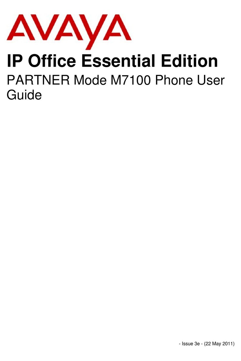 Avaya Norstar Mode M7100 User manual
