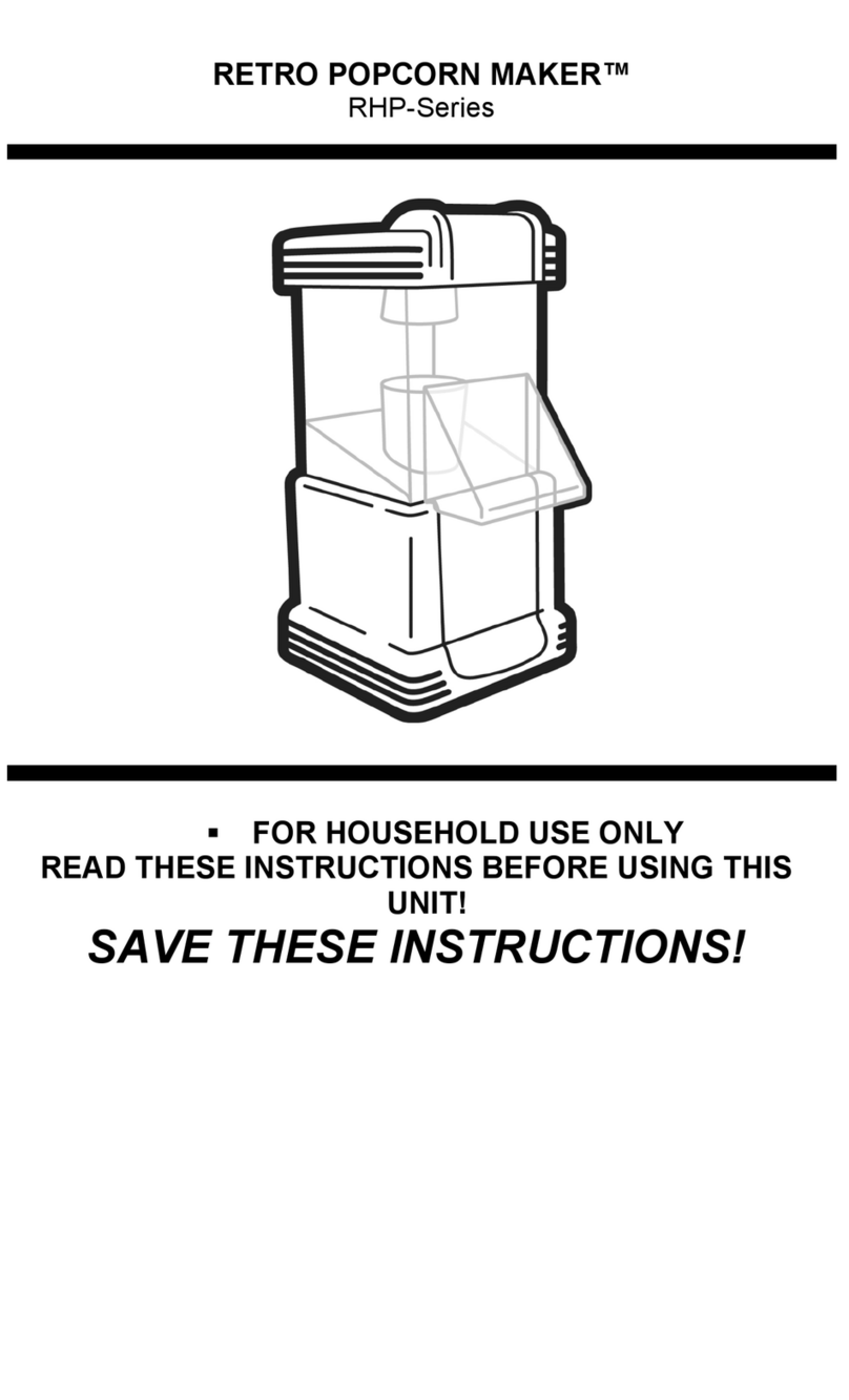 Nostalgia RHP-Series User manual