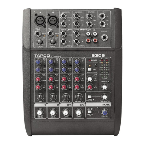 Tapco 6306 Specifications