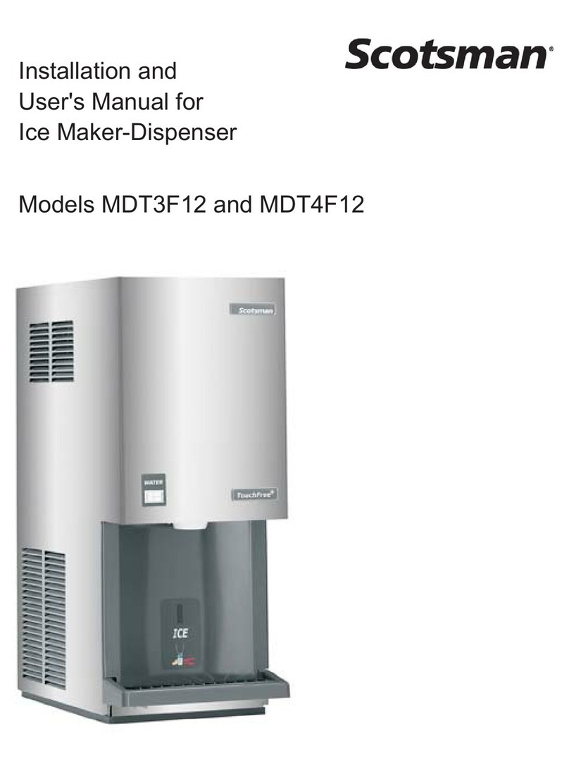 Scotsman MDT3F User manual Scotsman MDT3F User manual