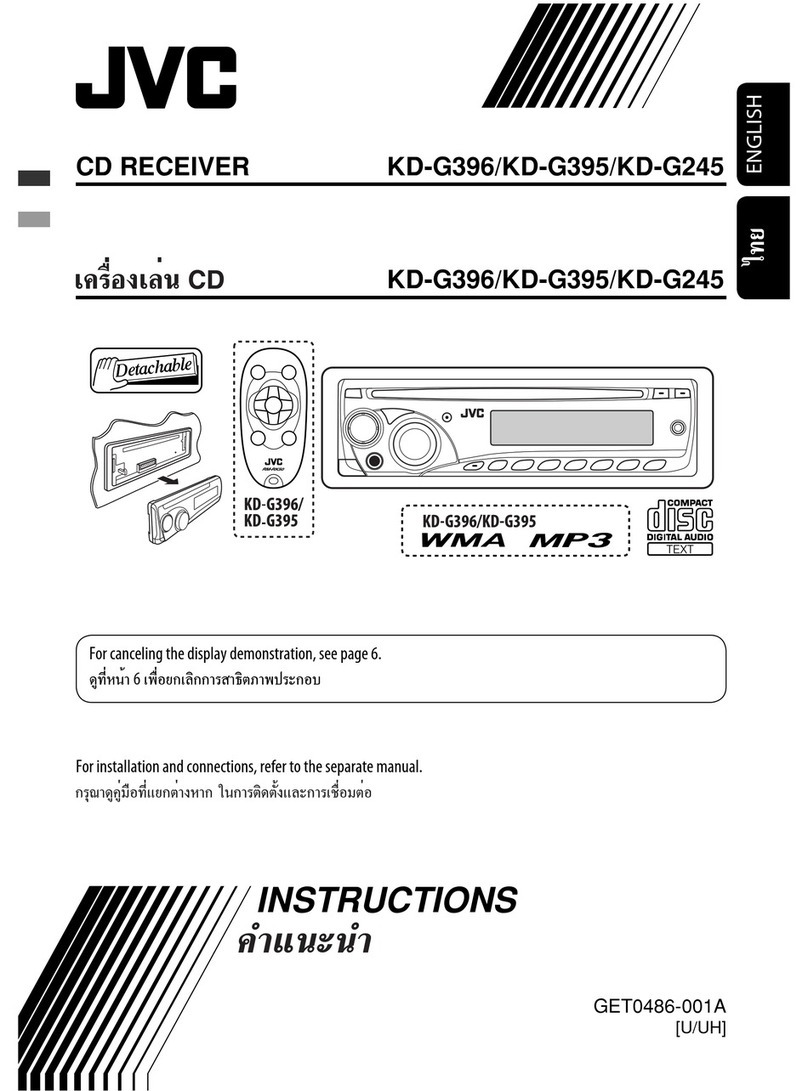 JVC KD-G395 User manual