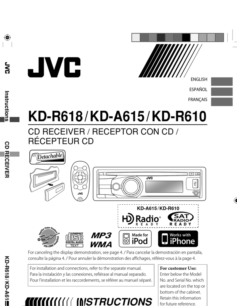 JVC KD-A615 User manual
