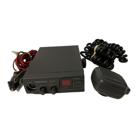 Radio Shack TRC-502 owner's manual