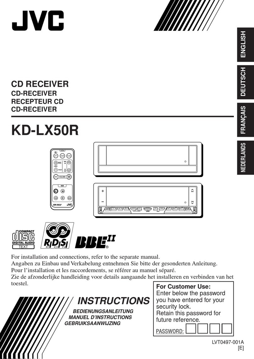 JVC KD-LX50R User manual