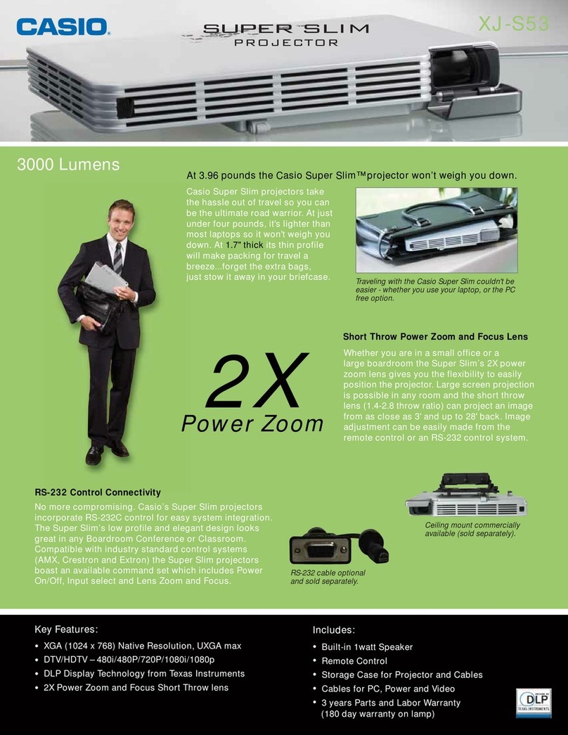 Casio XJ-S53 series User manual