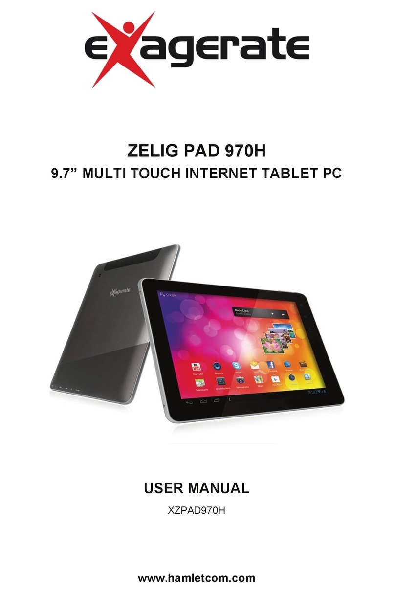 Exagerate ZELIG PAD 970H user manual