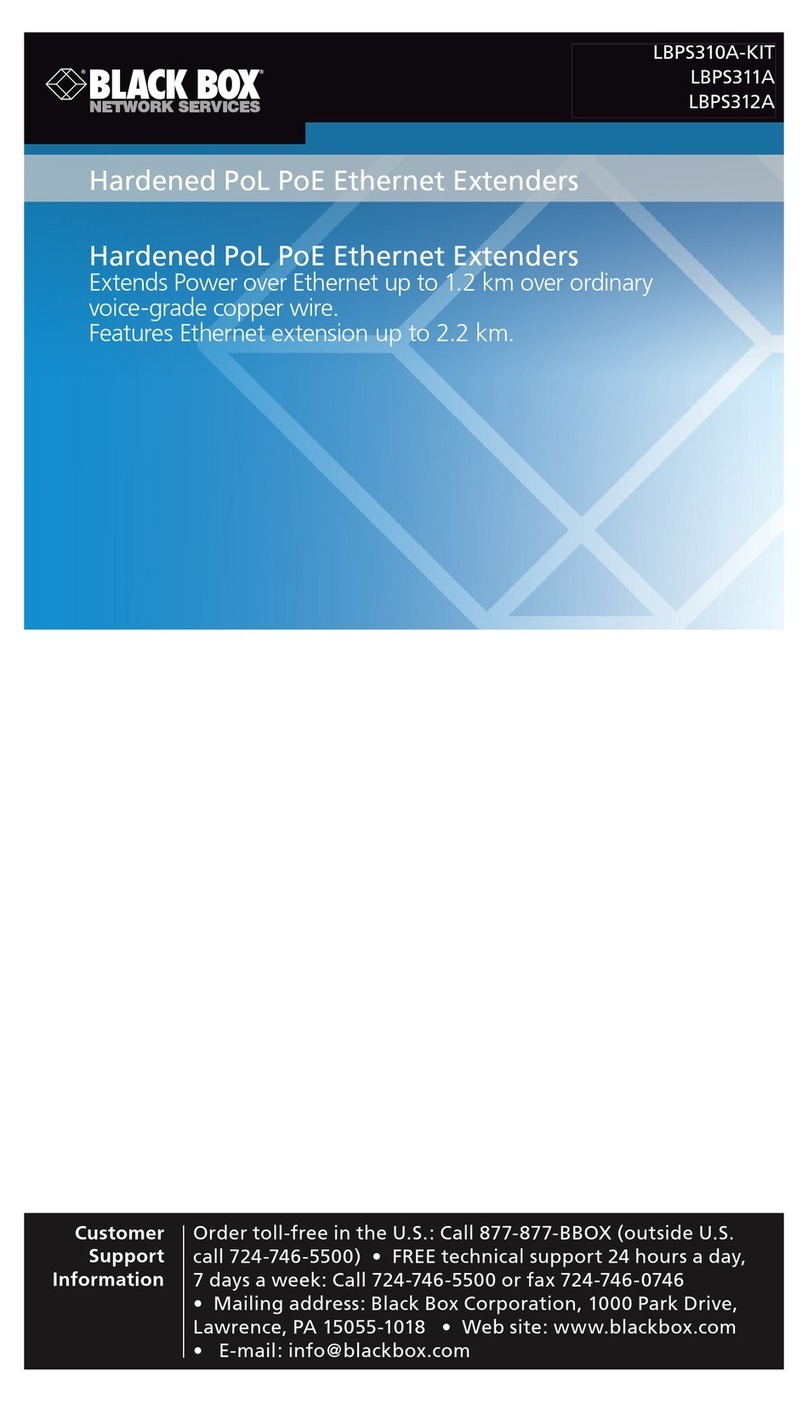 Black Box LBPS310A-KIT User manual