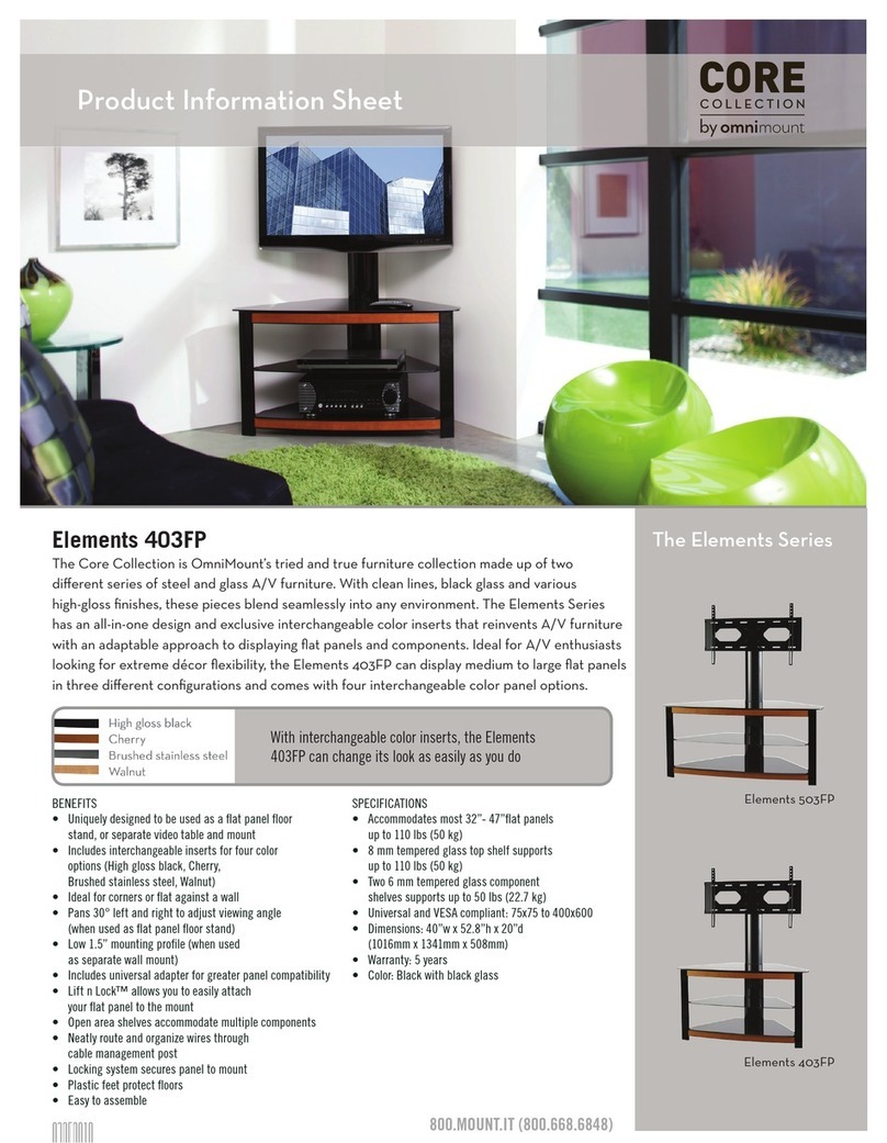 Omnimount ELEMENTS 403 FP Operating manual