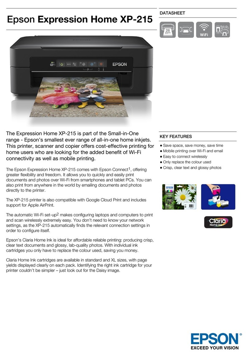 Epson Expression Home XP-215 User manual