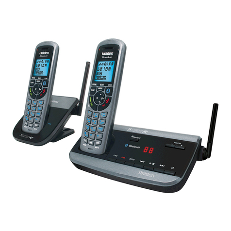 Uniden BLUETOOTH XDECT R035BT User manual