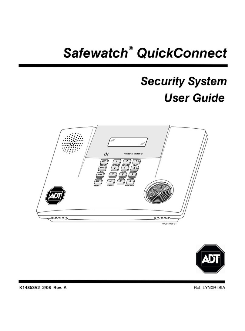 ADT Safewatch User manual