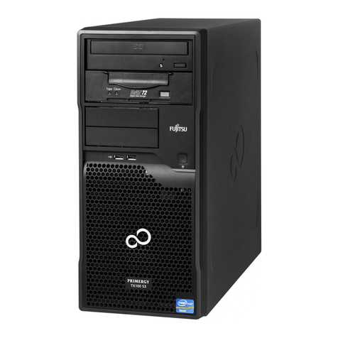 Fujitsu PRIMERGY TX100 S3 operating manual