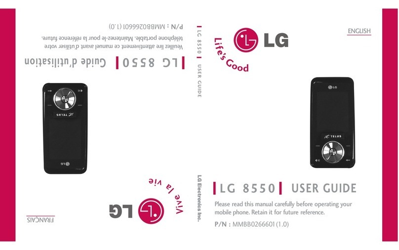 LG 8550 user guide