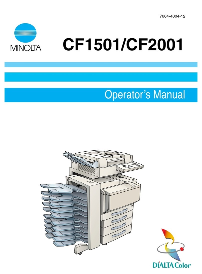 Minolta CF1501 User manual