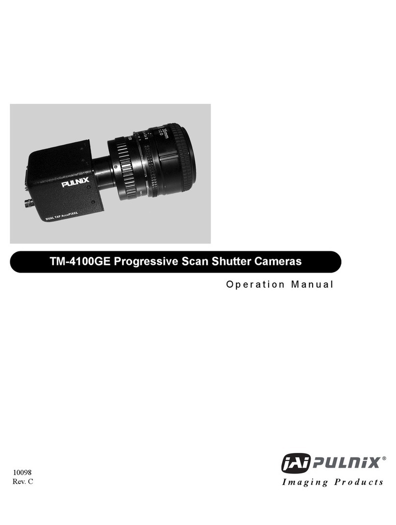JAI PULNiX TM-4100GE User manual JAI PULNiX TM-4100GE User manual