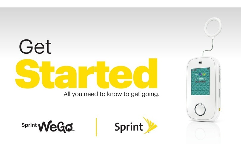 Sprint WeGo Installation and operation manual Sprint WeGo Installation and operation manual