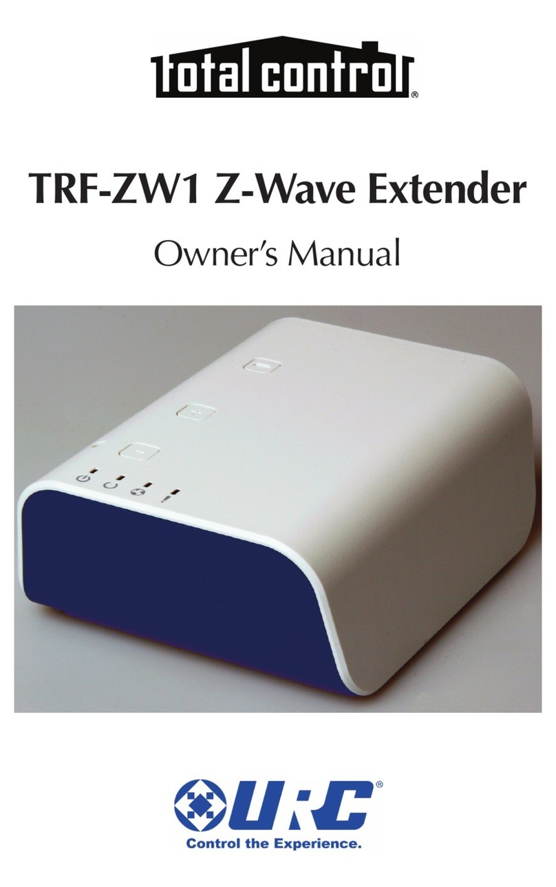 Universal Remote TRF-ZW1 User manual