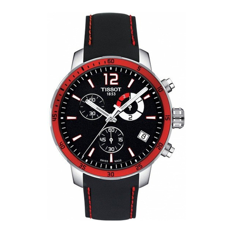 Tissot Quickster Chrono Foot G10-212 User manual