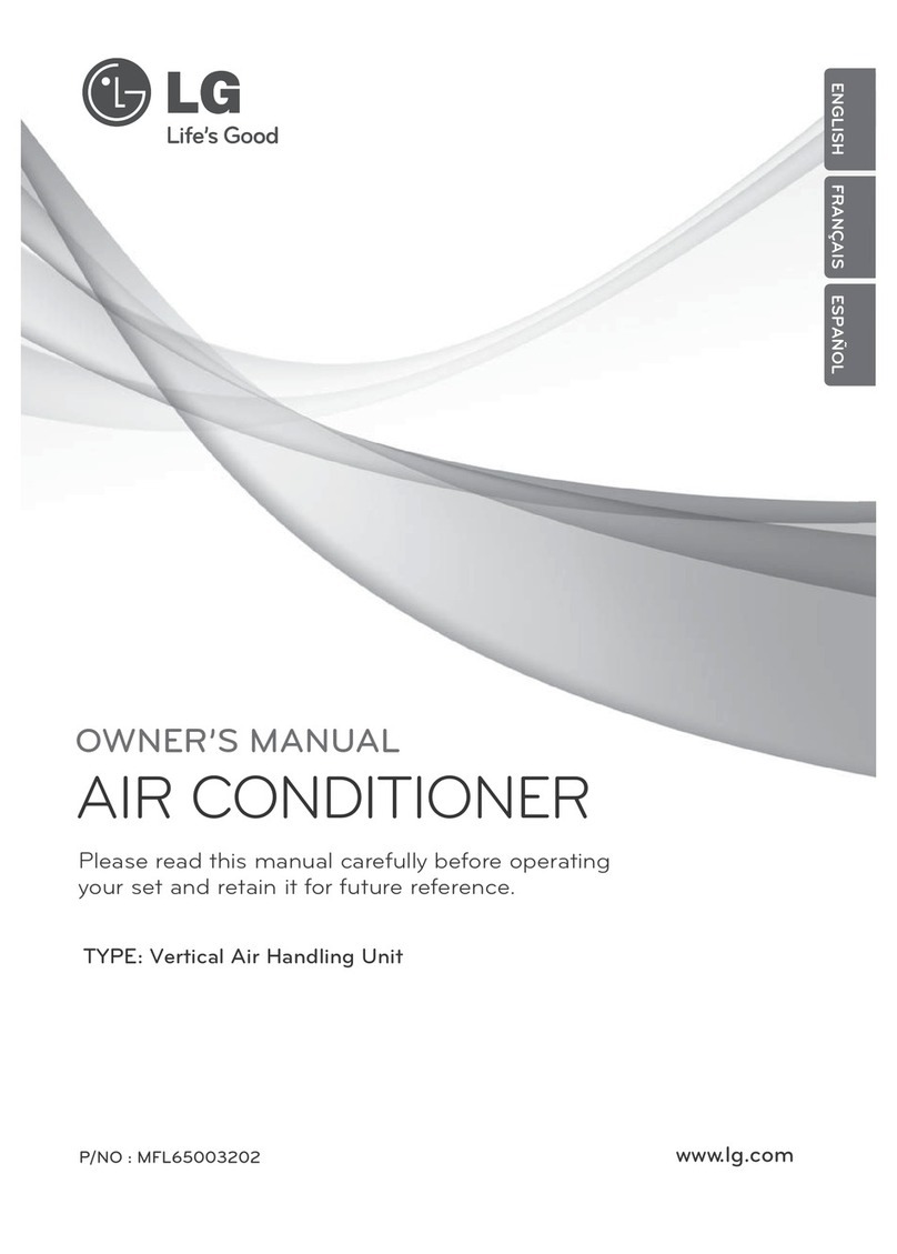 LG Vertical Air Handling Unit User manual